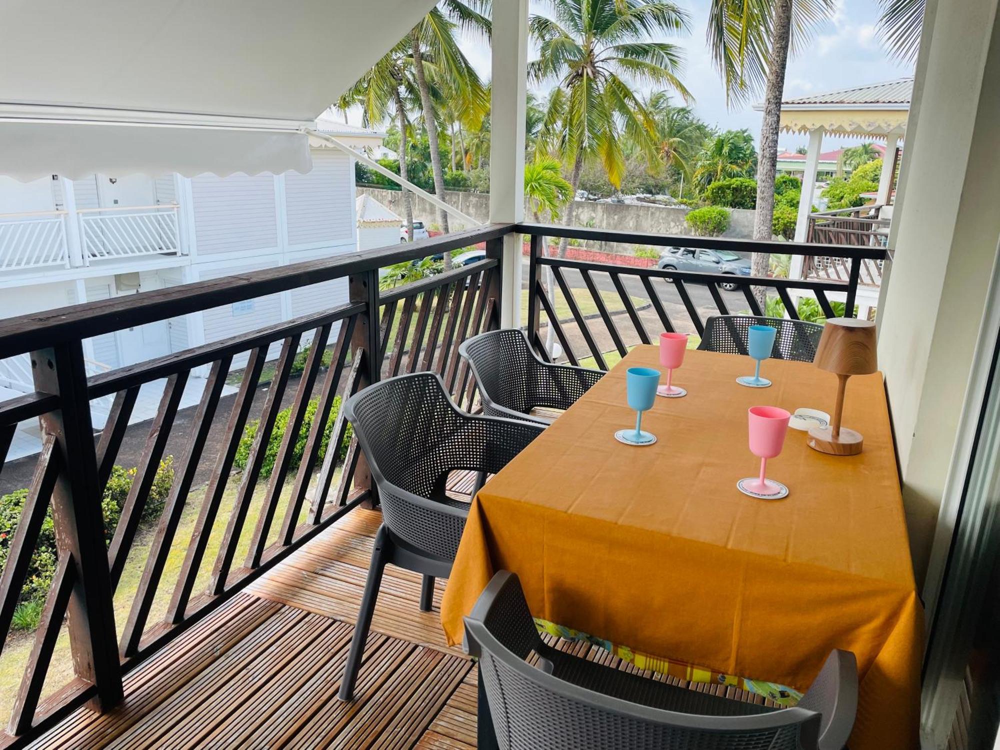 Ticarbets T3 - Residence Manganao - En Bord De Plage サン・フランソワ エクステリア 写真